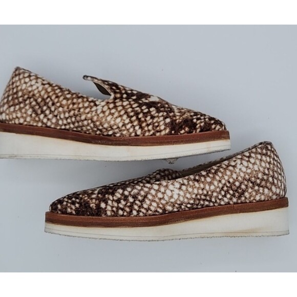 Free people snakeskin Velvet loafers Slip on shoes EU 36 US size 6 - Picture 5 of 9